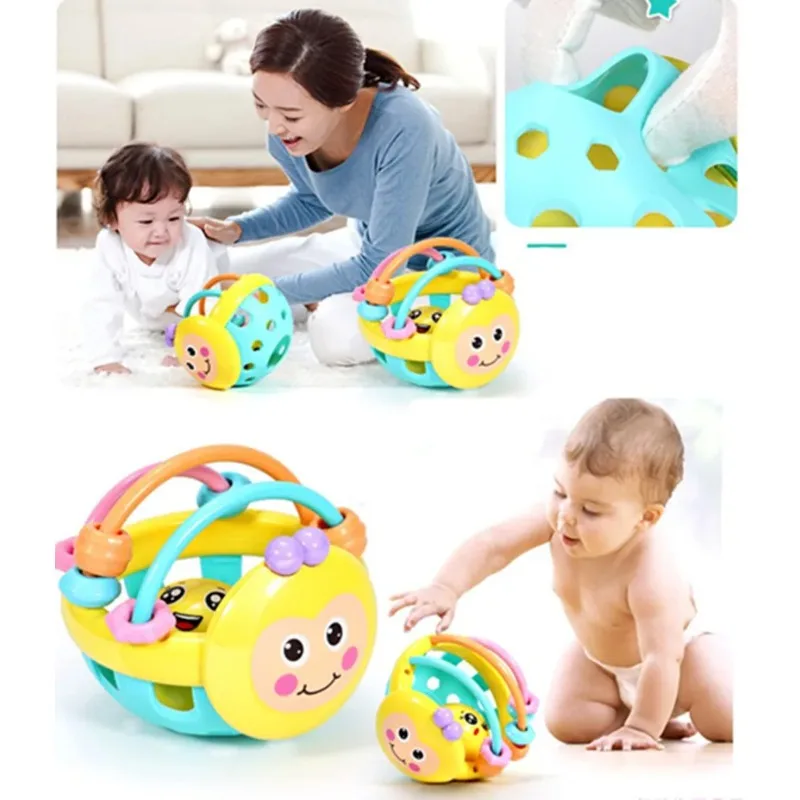 لعبة الاستيلاء على الكرة اللمسية للأطفال، التعليم الحسي المبكر لحديثي الولادة، ألعاب كرة الدف، ألعاب طحن مطاطية ناعمة، الصحة