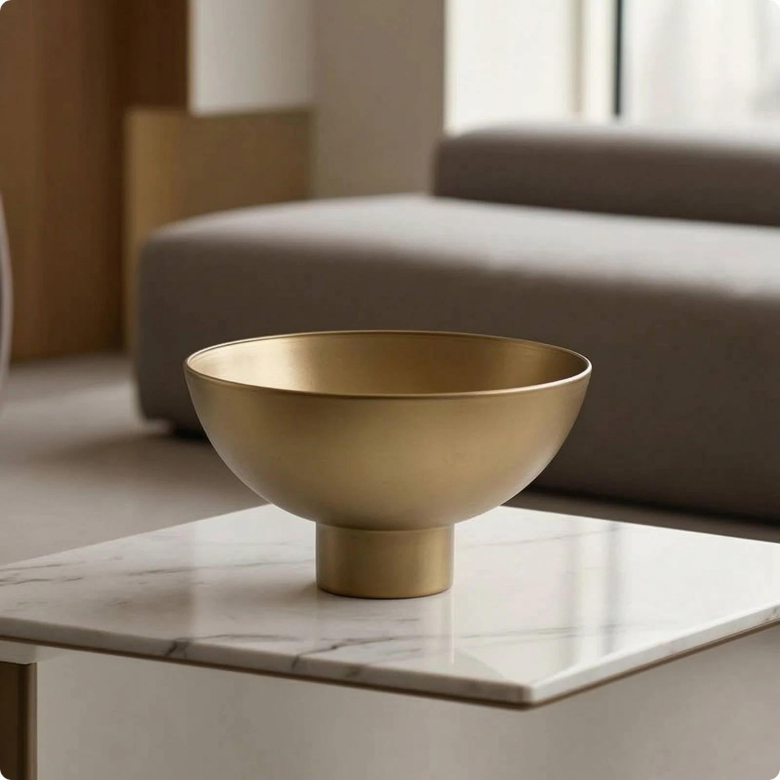Metal Planter with Pedestal Gold Metal Flower Pot Bowl Planter Shallow Table Centerpiece Wide-Mouth for Indoor, Windowsill