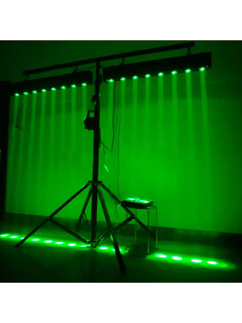 SHEHDS 8x12W RGBW Mehrfarbige LED Bar Strahl Moving Head Licht Mit Flight Case Schnelle Lieferung Für DJs Sets Veranstaltungsort Starke Tageslicht