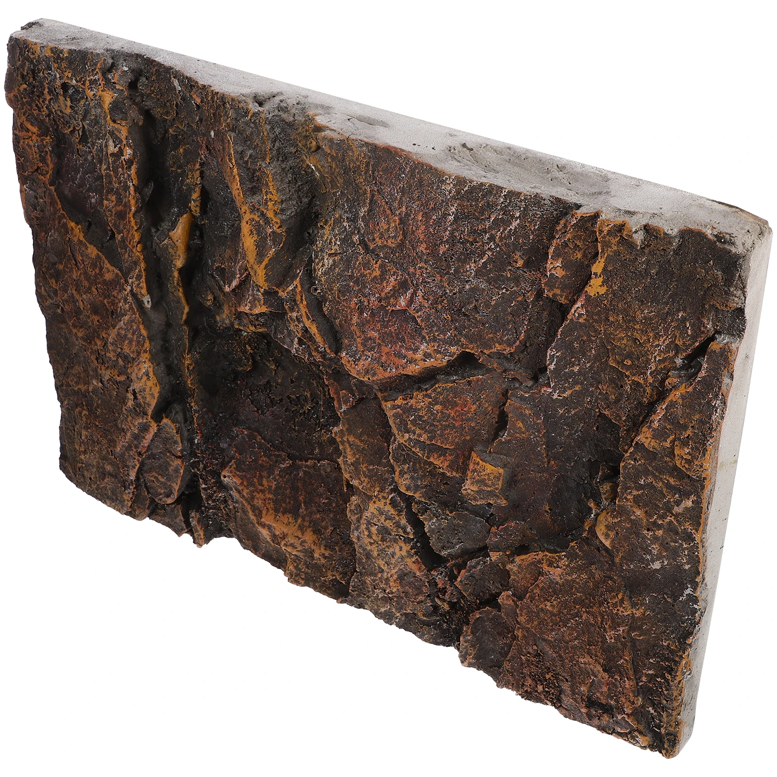 

3D Aquarium Background Panel Realistic Safe Lightweight Reusable Terrarium Decor for Fish Tank Habitat Setup