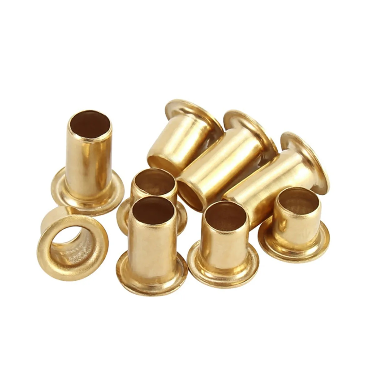 Copper Chicken Eye Buckle Rivet/Hollow Copper Rivet/Air Hole Buckle Ring M0.9M1.7M2.3M3M5M6