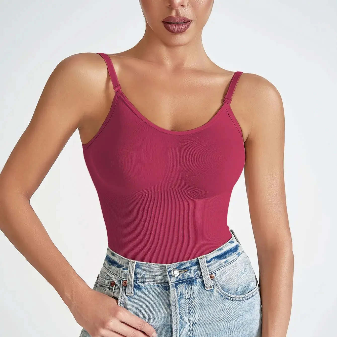 Bodysuit sem costura sem costas levantamento de bunda mais magro bodyshaper ajuste apertado tamanho grande feminino esportes shapewear abdômen controle roupa interior