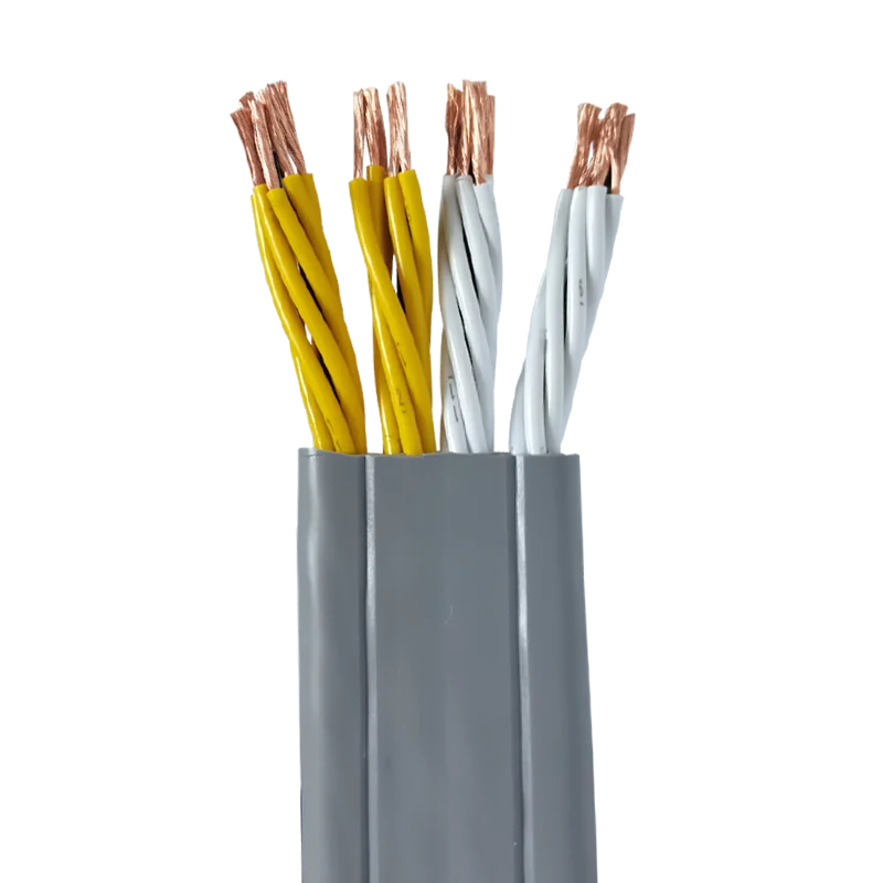 driving flat flexible cable 24-66 core 18 AWG 17 AWG pure copper core electric door telescopic door elevator trailing wire