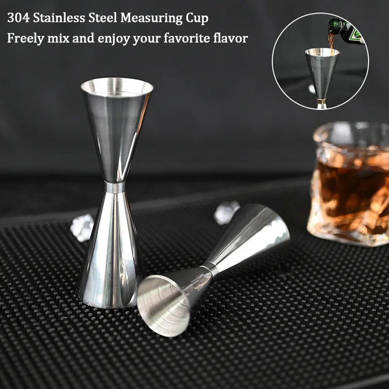 Taza medidora de 30/45/60/90ml, taza medidora de acero inoxidable 304, vaso medidor de cóctel, bebida, espírito, Jigger, vaso medidor de líquidos
