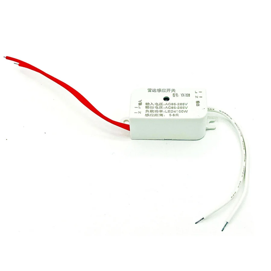 AC85-265V 50hz interruptor do sensor infravermelho automático pir microondas radar corpo sensor de movimento módulo de alta qualidade suporte transporte da gota