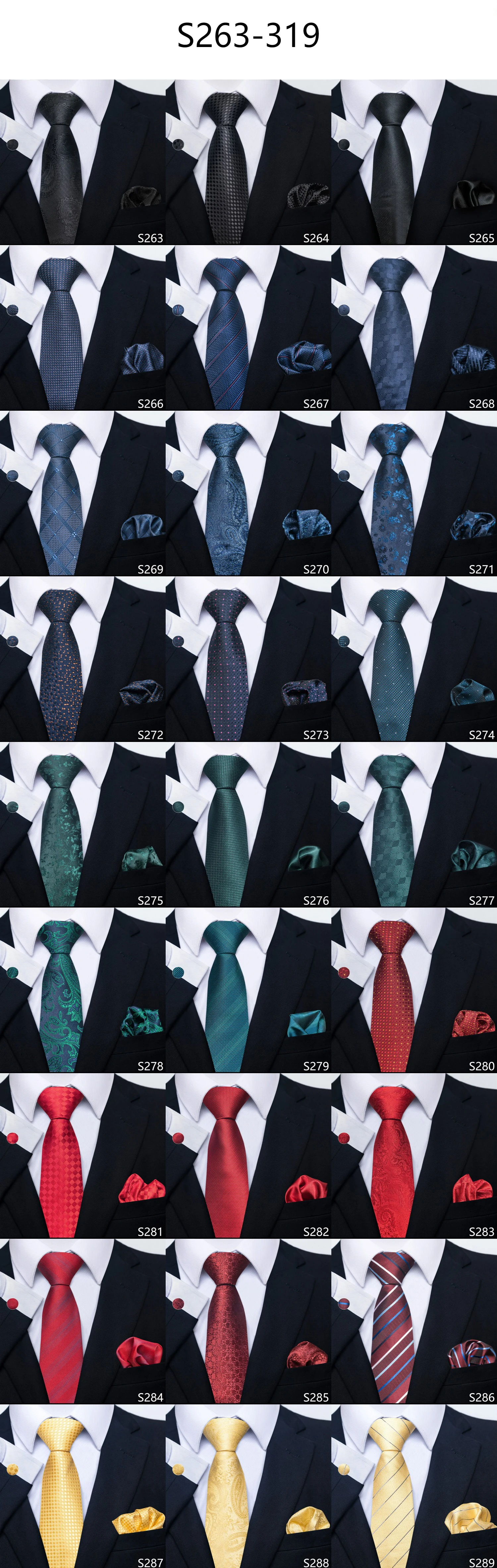 Neue Stil Mode Marke Krawatte Für Männer Grün Floral Krawatte Einstecktücher Manschettenknöpfe Set Krawatte Anzug Zubehör Fit Formale Party – Detail 4