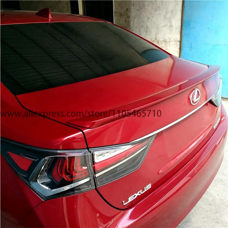 For Lexus GS 2012-2018 GS250 GS300 GS350 GS450 Drill-Free Rear Trunk Spoiler Custom Exterior Mod Accessories - view 6