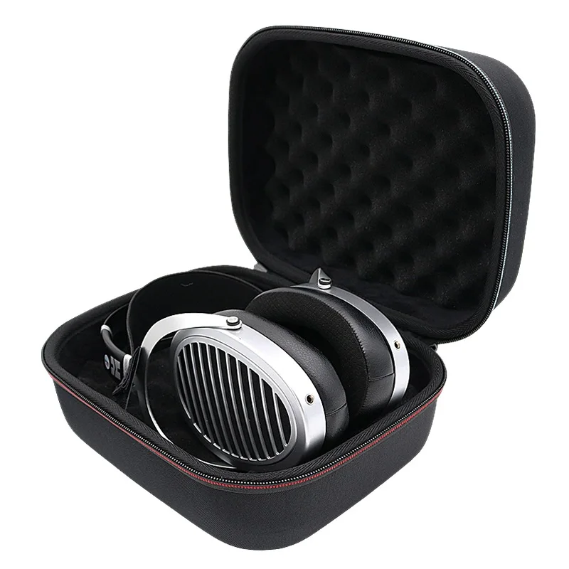 

for HIFIMAN ANANDA Travel Case Portable Hard Shell Headphone Storage Bag with Shockproof Foam Oxford Fabric and EVA Case