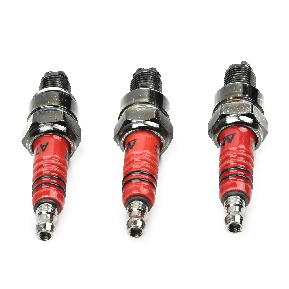 

3pcs Spark Plug A7TJC 3 Electrode GY6125CC Moped Scooter ATV Quads Accessory High Quality For Horizontal Engine Series