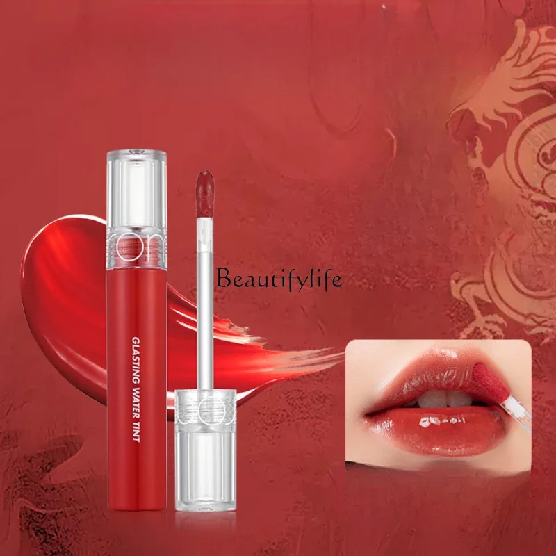 

South Korea Water Mask Lip Lacquer Water Light Mirror Transparent Lip Gloss Juice Lipstick Glass Lip