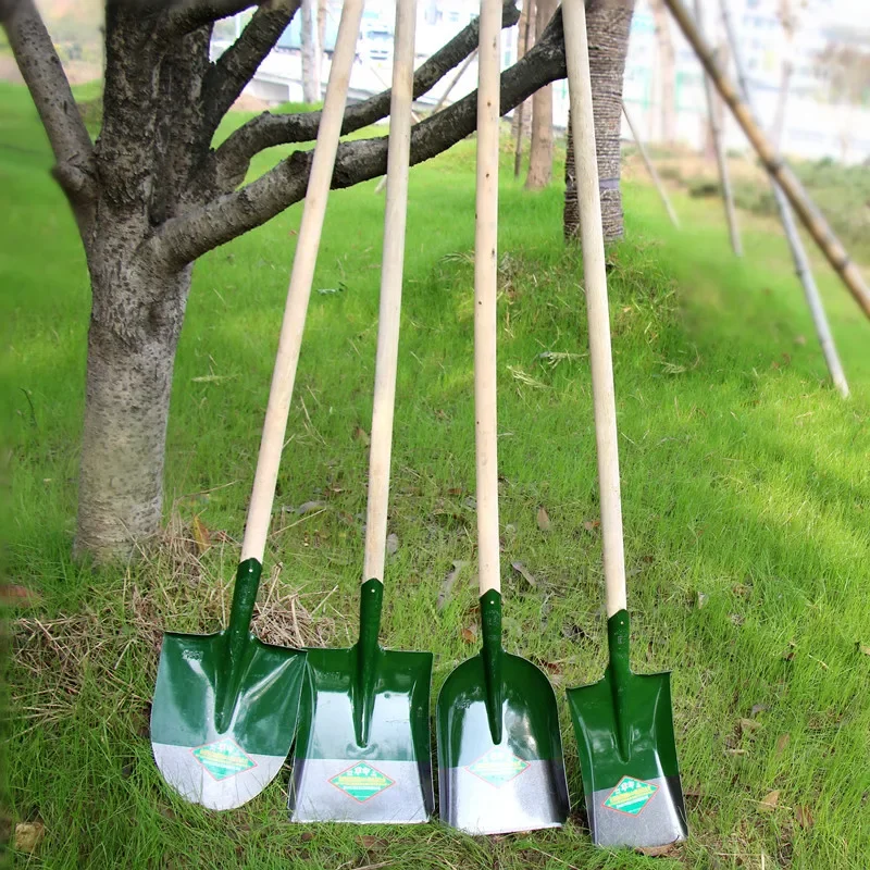 

Agricultural Wooden Handle Pointed Shovel Head Gardening Tools and Equipment Gardening Tools Camping Shovel Weeding Tools