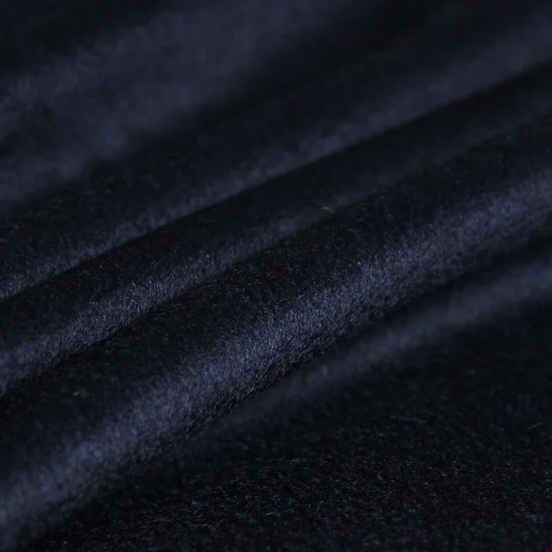 Redraspberry Navyblue Gloss Overcoating Cashmere Wool Materials Women Suits Pants Overcoat DIY Cloth sewing Fabrics Freeshipping