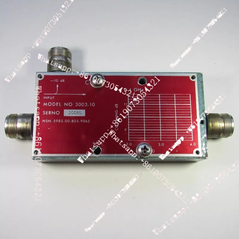 3003-10 2-4GHz 10dB 200W N Type High Power RF Directional Coupler