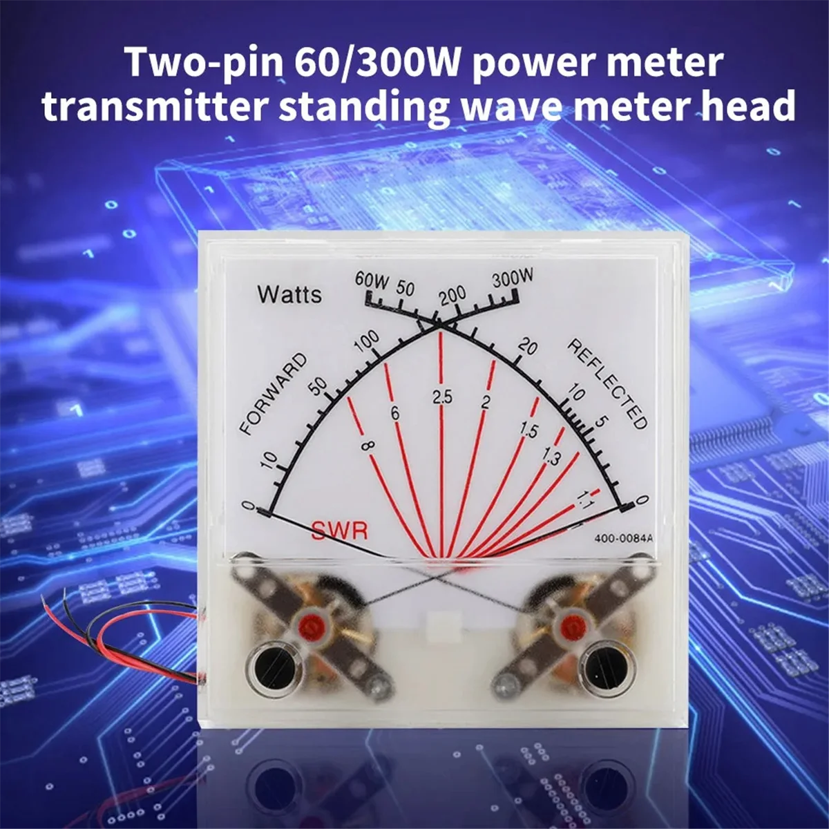 Standing Wave Ratio SWR Watt Meter Radio Power Meter Transmitter with Backlight