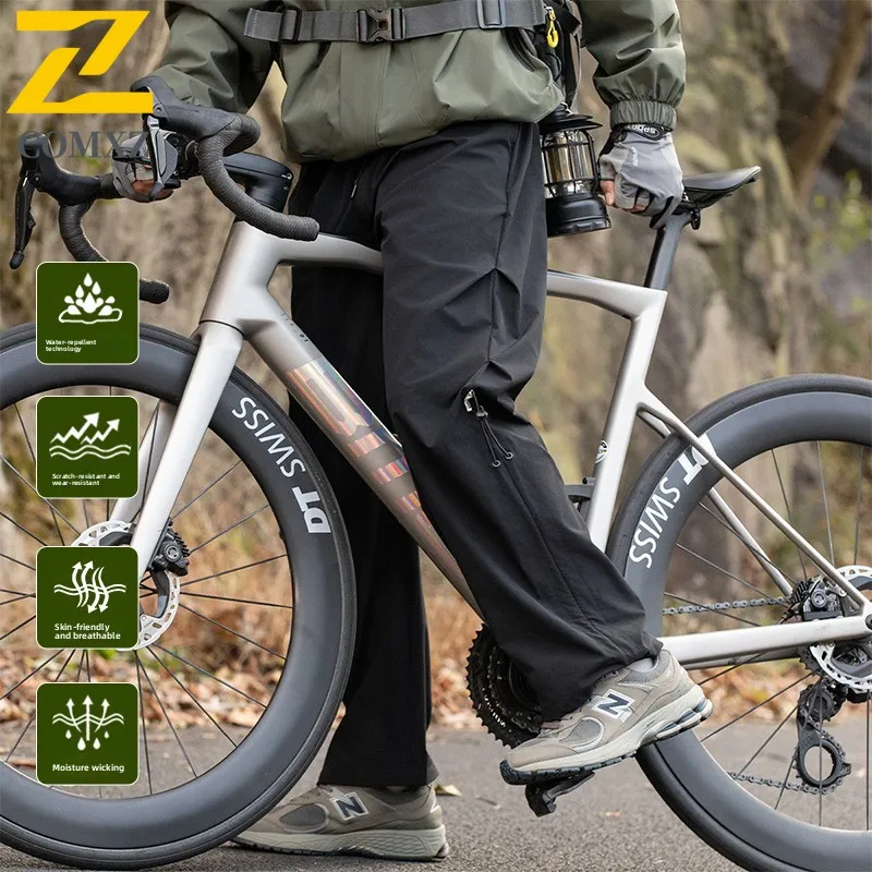 

Men's Retro Utility Pants 2025 New Autumn Waterproof Soft BreathableTrousers Outdoor Camping Exploring Trendy Urban Style Pants