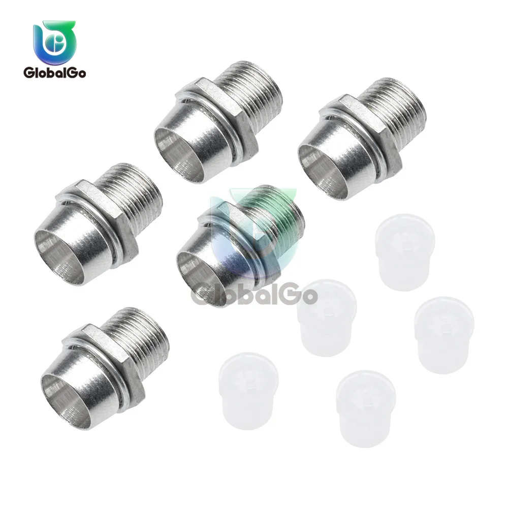 10Pcs 3mm 5mm LED Metal Lamp Holder Socket Adapter lampholders LED Holder Mount Panel Display Base Rubber