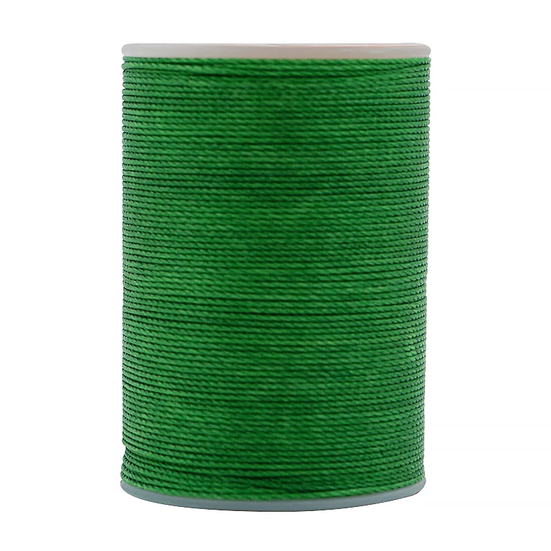 GALACES 0.65mm 78m Round Polyester Fibre Waxed Thread for Leather Sewing