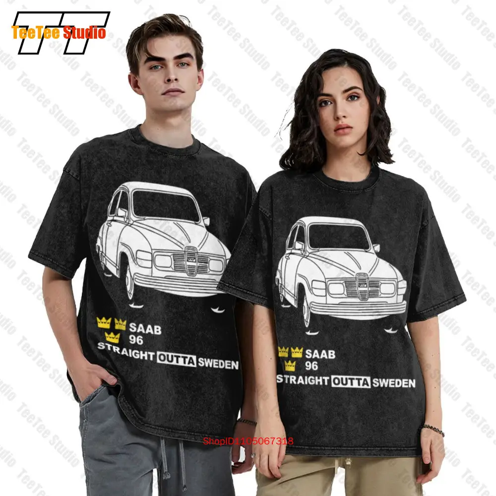 

Винтажная футболка унисекс Saab 96 78 80 KNO4