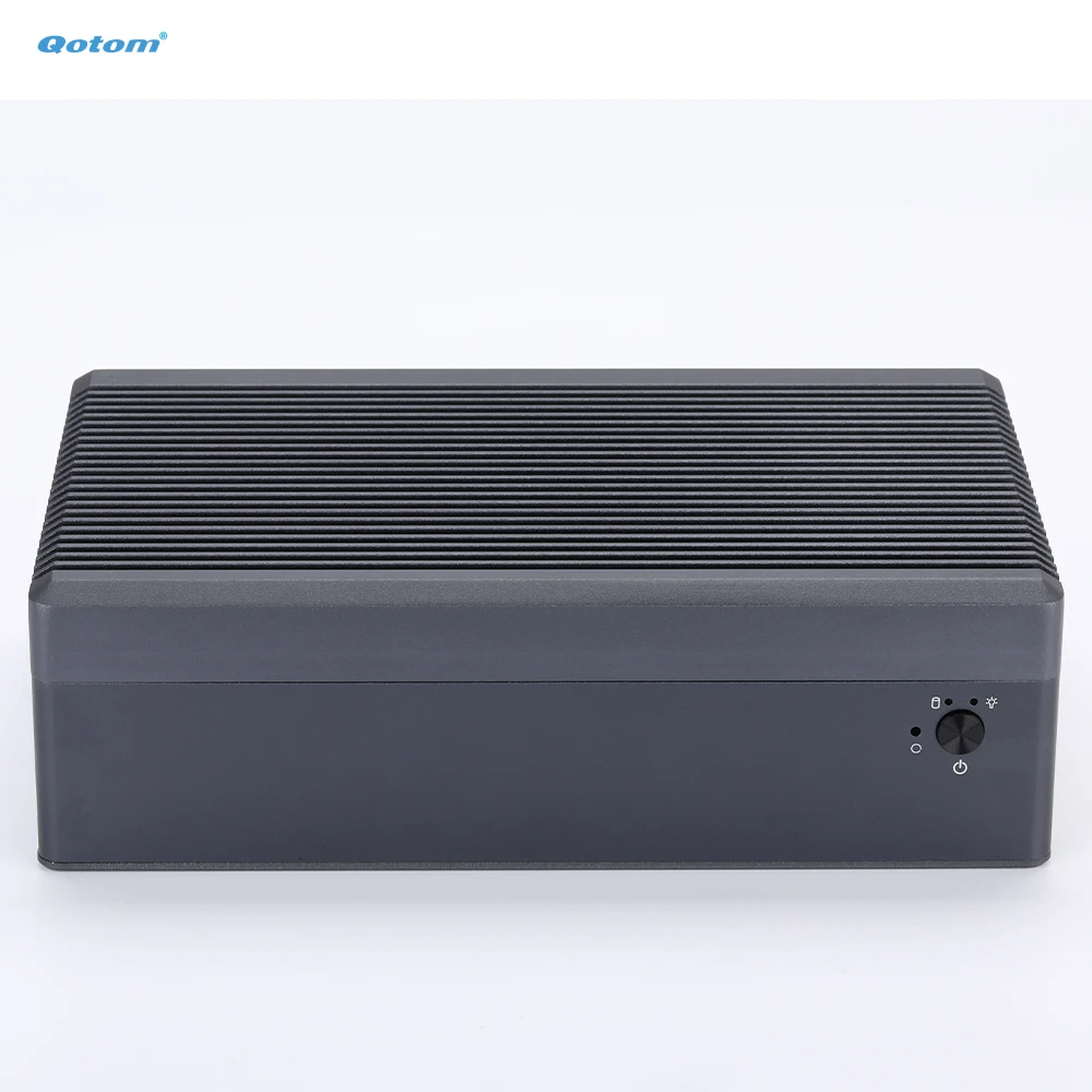 Qotom Q31100GT Barebone Mini PC Intel Core i5-1135G7/ i7-1185G7 10x 2.5G LAN Firewall Router PC 2x DDR4/ 2x NVMe Hybrid Cooling - view 4