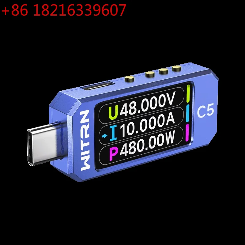 C5 red 20bit detector USB voltage and current meter 28V tester PD3.1 fusion fast charging UFS EPR