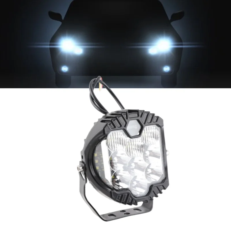 

5in LED Offroad Light IP67 Waterproof 90W 5000LM Universal Spotlight For SUV ATV UTV BoatWhite