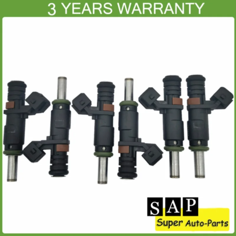 

6X Fuel Injectors 7531634 For BMW 328i 330i 525i 528i 530i X3 X5 Z4 13537531634