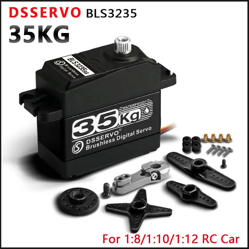 HOT Dsservo BLS3235 Semi-Metal Brushless High Torque Digital Servo Suitable For 1/8 1/10 Remote Control Car