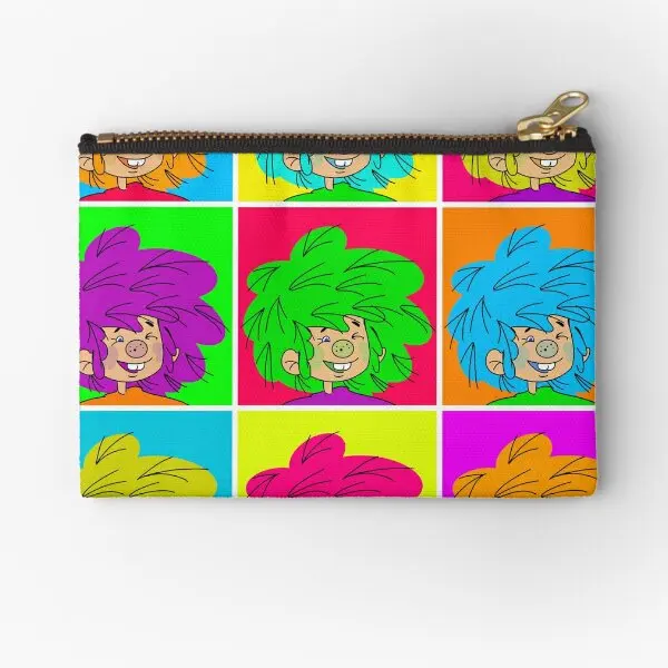 

Ворсистые знаменитости в стиле Warhol Pumuckl, мешочки на молнии, трусики, кошелек для монет, ключей, Мужская маленькая сумка, женское однотонное карманное нижнее белье