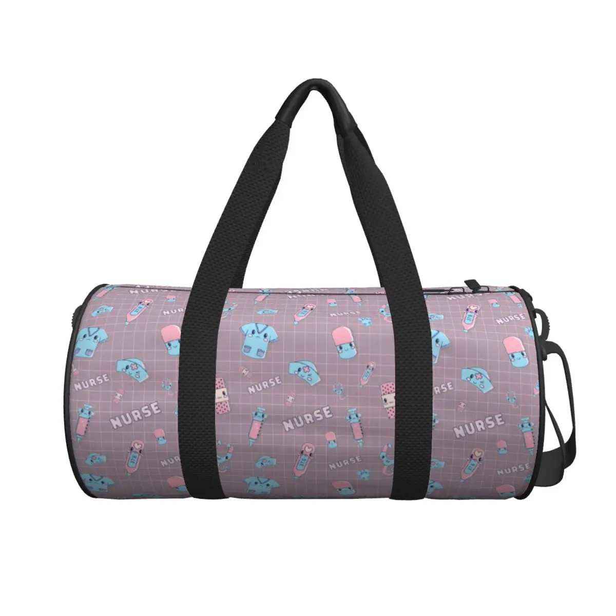 

Kawaii Hospital Medical Pattern Gift For Nurses Large Duffle Gym Bag Multi-Functional Duffle Travel Bags Handbags Fitness bag