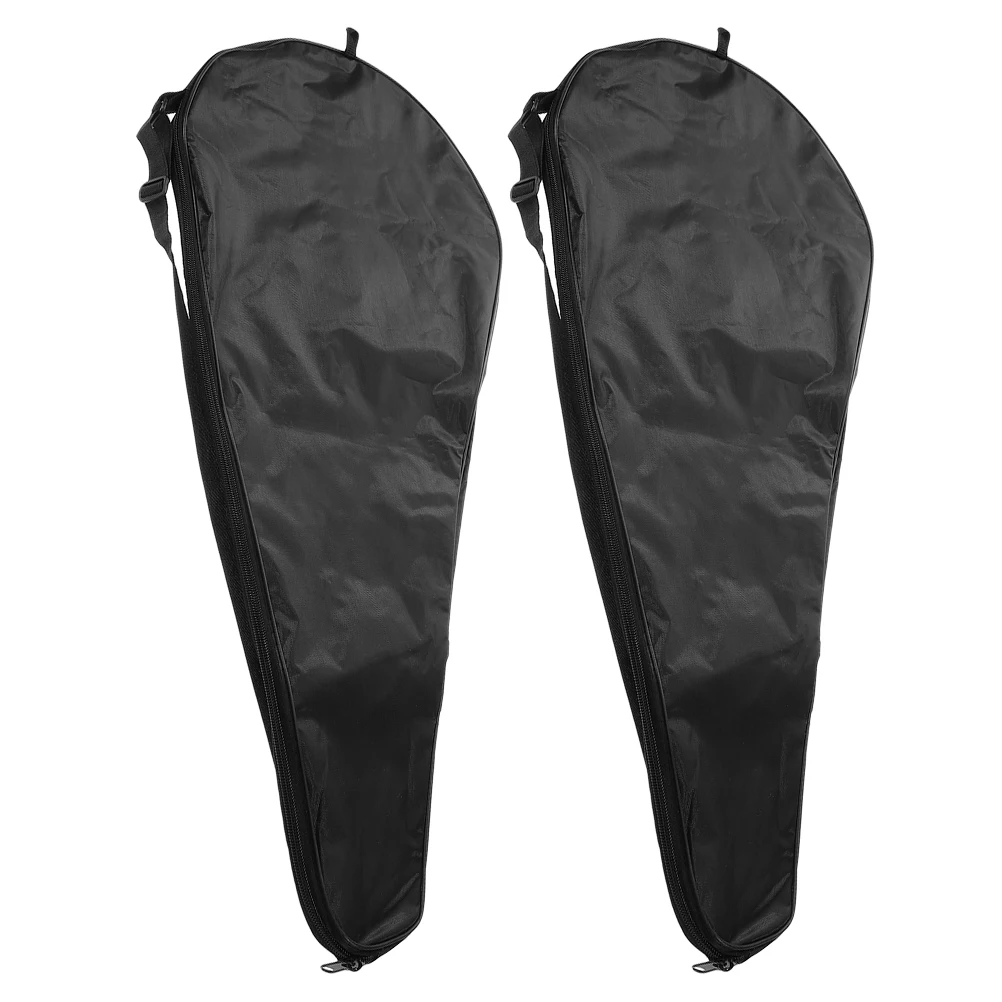 

2 Pcs Tennis Racket Bag Cover for Racquet Storage Carrying Sling Black Shoulder