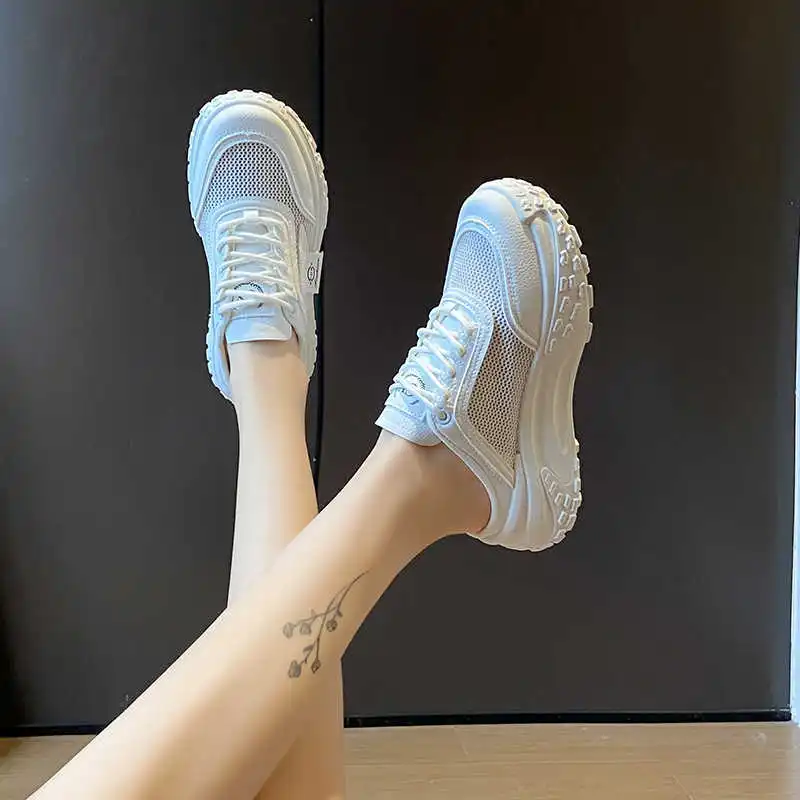 

Thin Heel Ecoleather Luxury Brand Woman Shoes Casual Tenis Bege Sneakers Womans Sport Maker Badkets Releases Popular
