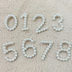 3pcs Women's Club Greek numerals Pearl Association brooch