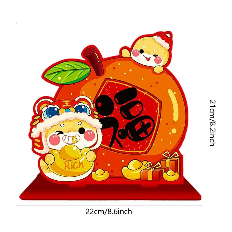 新年のデスクトップ装飾品、テーブルトッパー、かわいいヘビ、ホリデー用品、木製装飾、2025