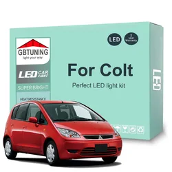 7Pcs LED Interior Light Bulb For Mitsubishi Colt 2004 2005 2006 2007 2008 2009 2010 2011 2012 Car Accessories Canbus Indoor Lamp