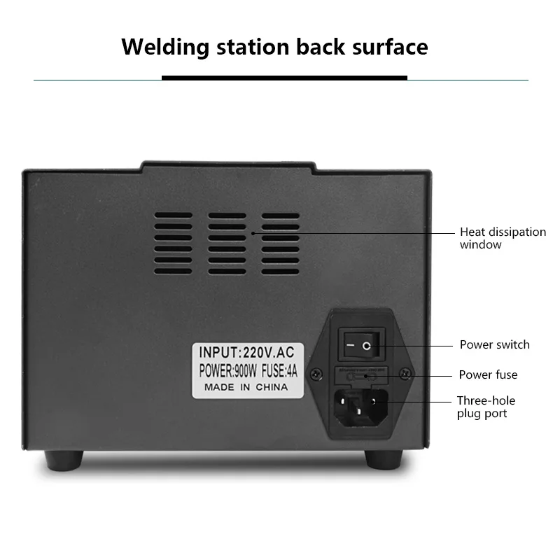 1000W220/110V 861DW HeatGun ตะกั่วฟรี Hot Air การประสาน Station ไมโครคอมพิวเตอร์อุณหภูมิ Rework Station + 3 หัวฉีด