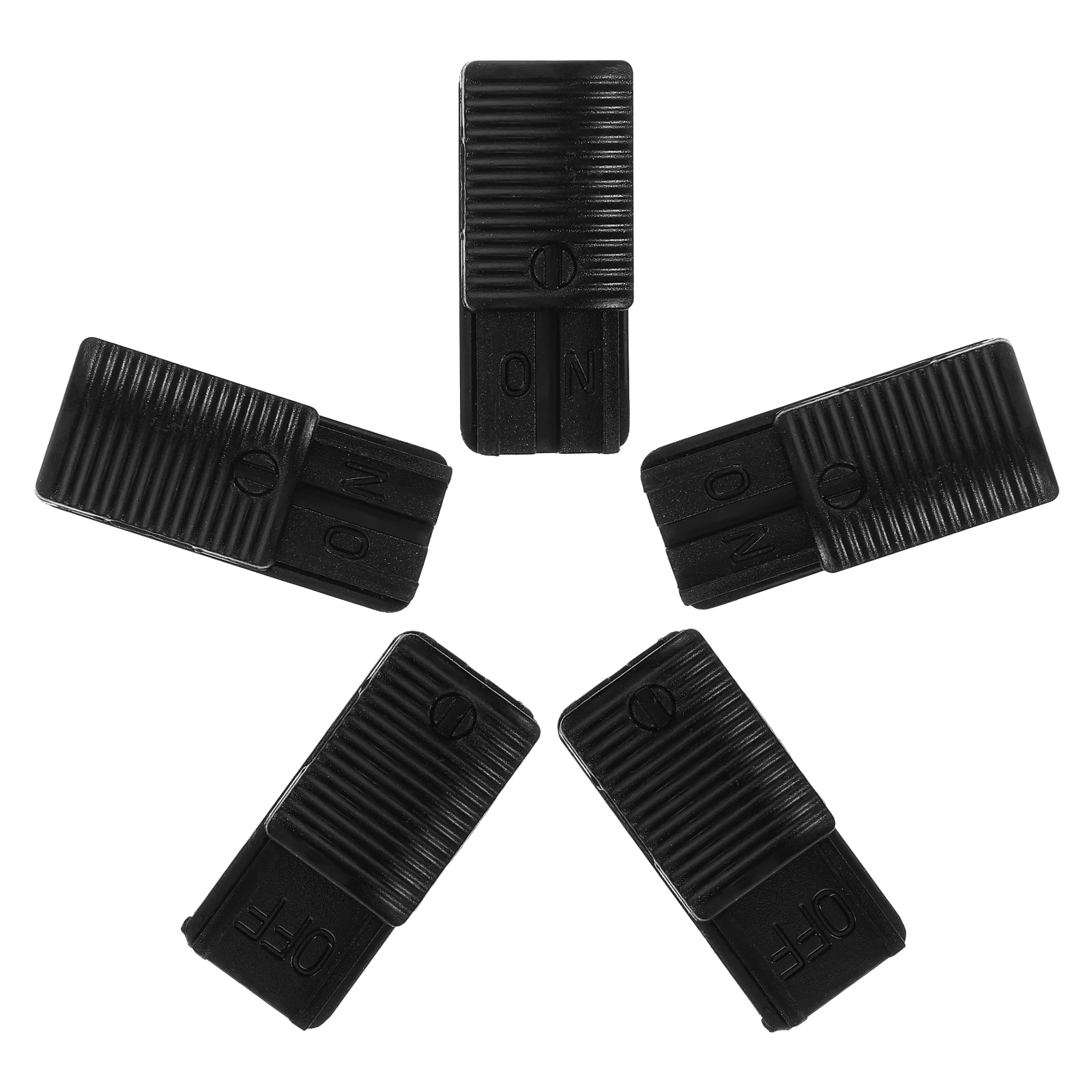 

5 Pcs Microphone Switch Hand Replacement Part Magnetic Plastic Wired Handheld Mic Durable KTV Concert Recording Studio