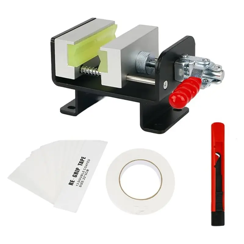 【price-drop-】golf-club-regrip-vise-toolgolf-club-gripping-station-quick-shaft-clampgrip-replacement-toolpackage-rubber-non-s