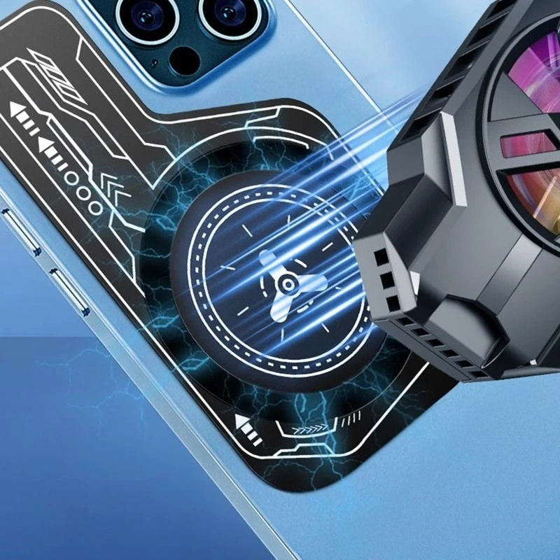 Phone Cooler Pad withMagnetic Ring,for Smart Phone Cooling Plate for Phone Heat
