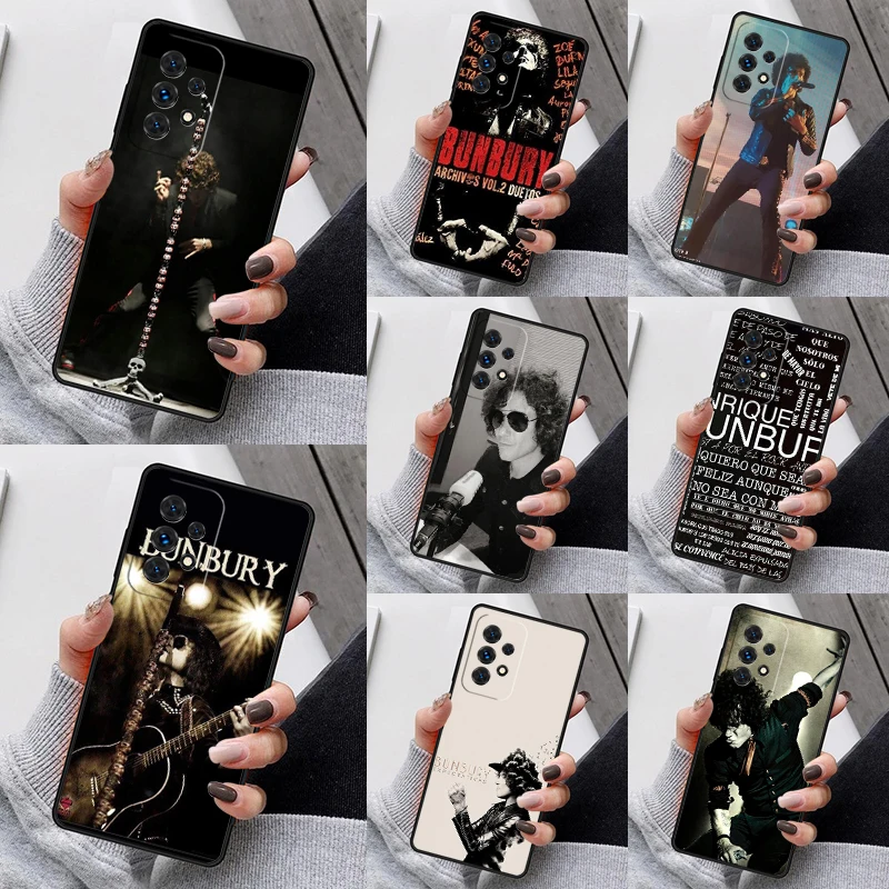 Enrique Bunbury Phone Case For Samsung Galaxy S23 S21 S20 FE S24 S22 Ultra Note20 S10 S9 S8 Plus A40 A52 A12 A13 A53