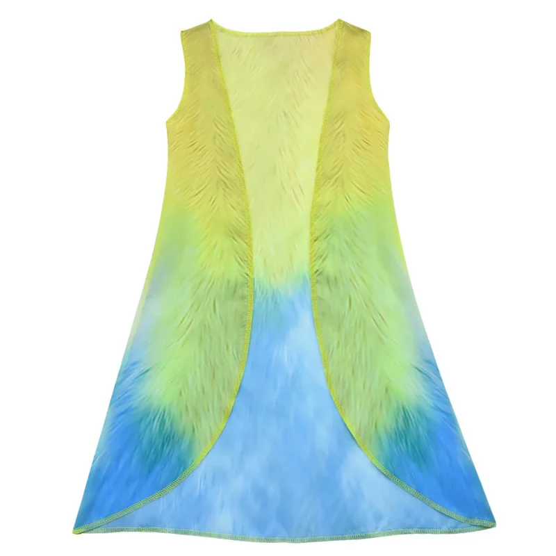 ss13Trolls 2 أزياء الهالوين للأطفال الفتيات الفاخرة تأثيري بذلة الخشخاش الأميرة سيامي أنيمي الملابس قزم العالم كوس الملابس