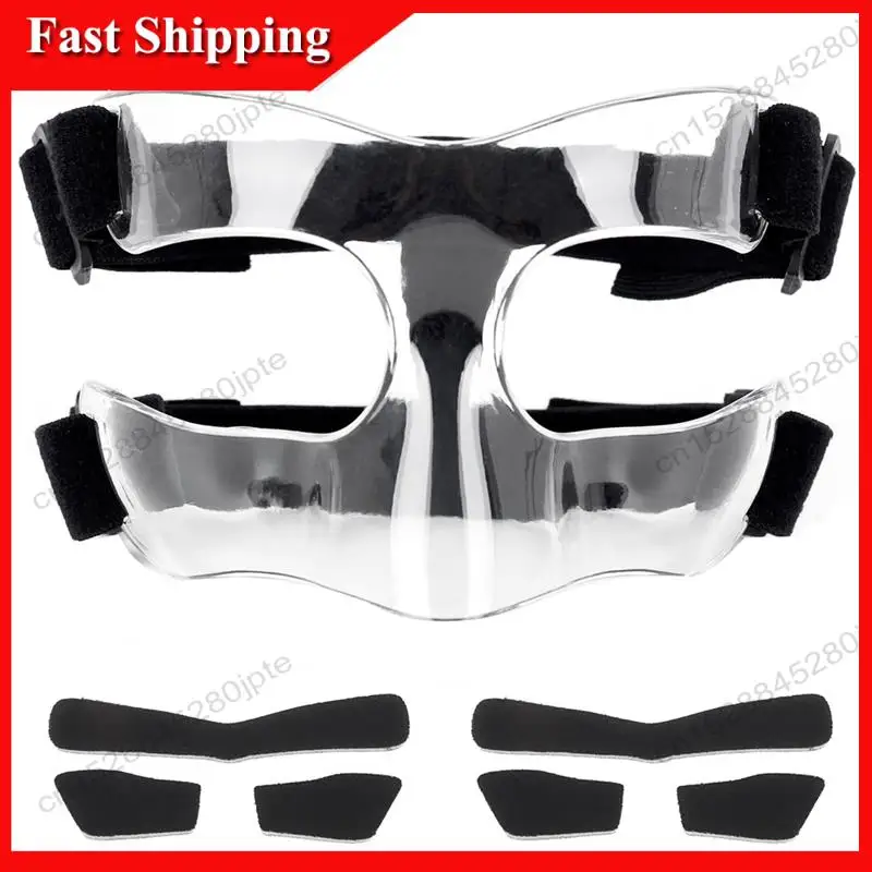 

-ABUB Nose Protector Face Guard For Broken Nose, Sports Training Mask With Adjustable Padding.
