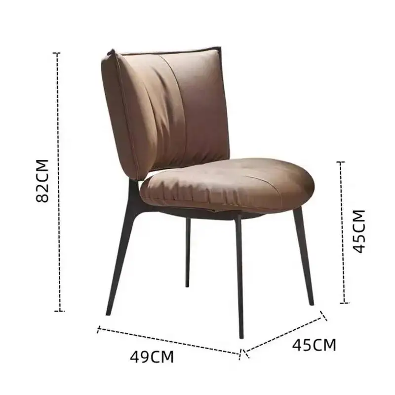 2set Of Exquisite Chairs Luxury Beauty Creative Unique Dining Chairs Premium Modern Aesthetic Eventos Dining Room Furniture