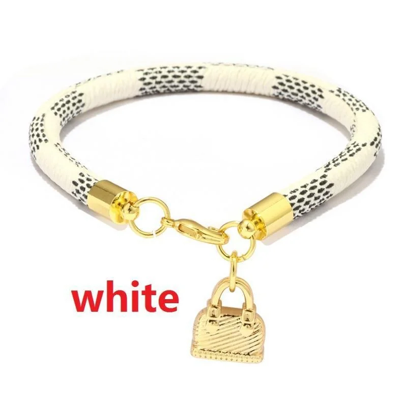 2025 Gold Plated Unisex Bracelet - Striped Hand Chain & Bag Charm - Best Seller Jewelry Gift