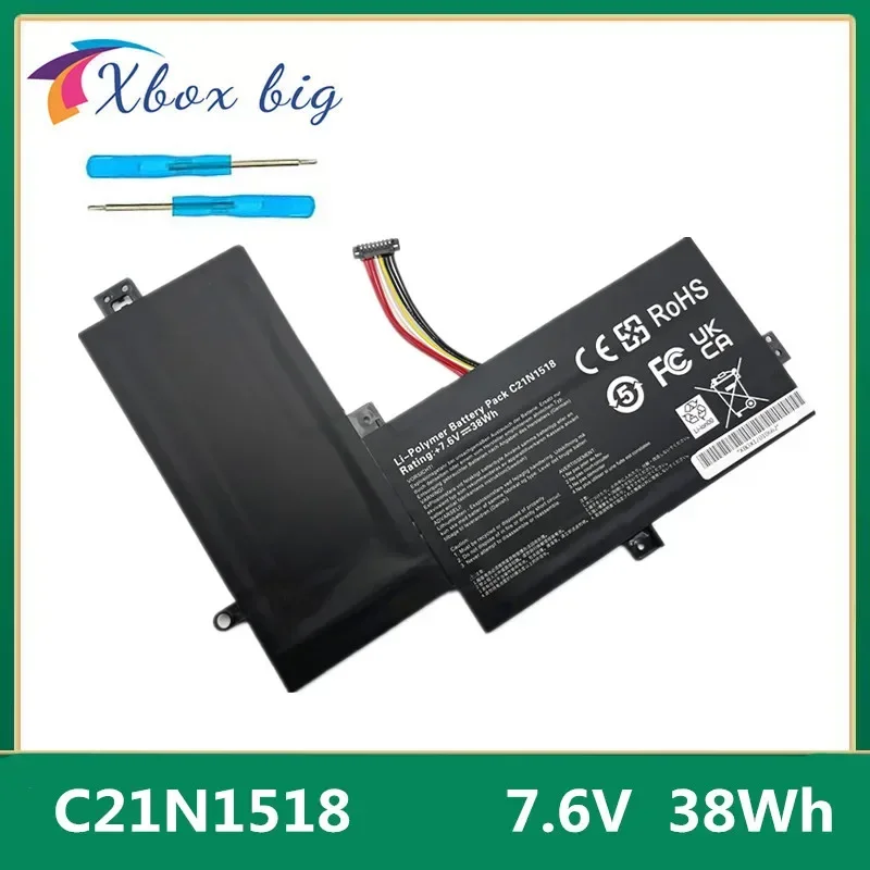 C21N1518 Laptop Battery for Asus VivoBook Flip TP501UB TP501UA TP501 TP501UQ Series TP501UA-1A TP501UA-CJ016T 38WH 7.6V