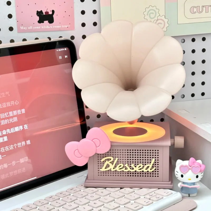 جديد ميلودي مرحبا كيتي قلادة نظام الصوت الهدايا عمل الشكل زخرفة مكتب ديكور يمكن تقديمها كهدية للأصدقاء أو فتاة #6