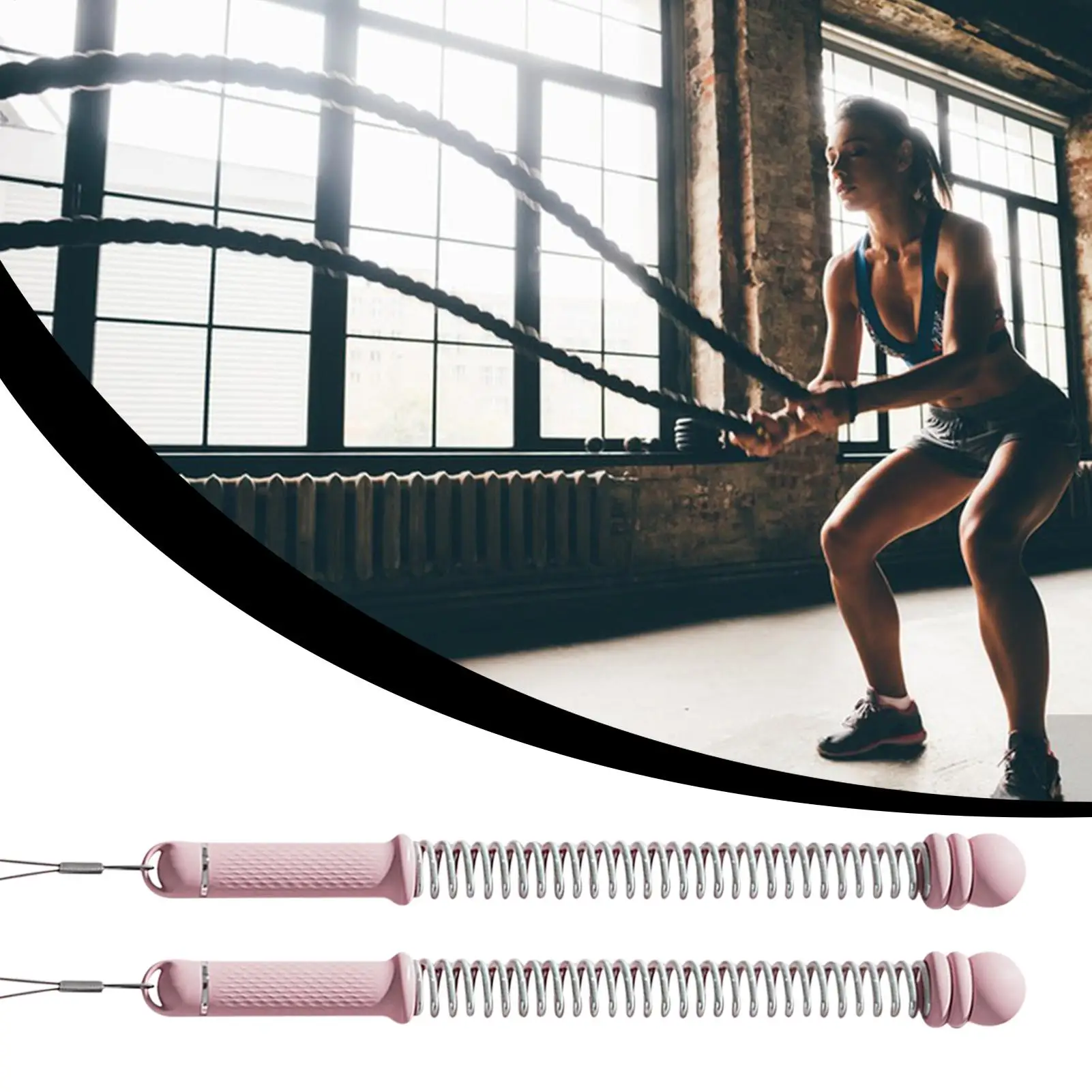 Kabelloses Battle Rope, kabelloses Gewichts-Trainingsseil, tragbares Heim-Fitnessgerät, kabelloses Battle Rope für Cardio, Aerobic und Bodybuilding