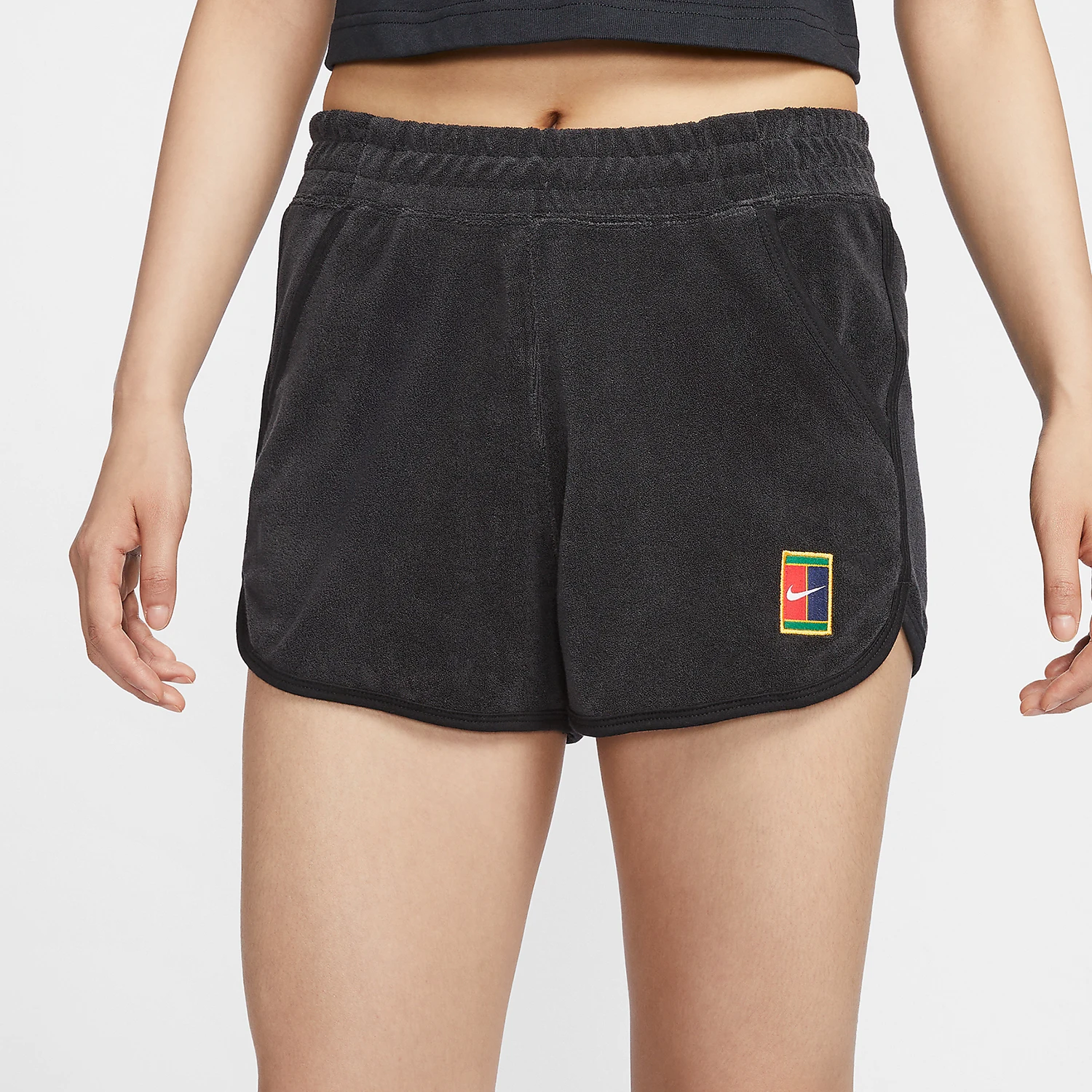 Nike Authentic Court Heritage Women's Mid Rise Tennis Shorts FQ2283-010