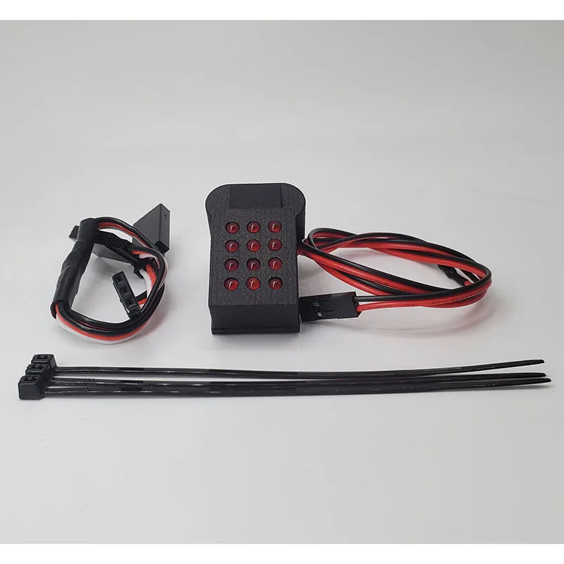 Hyper Go LED 4–6 V Rücklicht-Kontrollleuchte für 1/7 MJXRC 7303 C3 ferngesteuertes Auto, Gelände-Hochgeschwindigkeits-RC-Cars-LKW