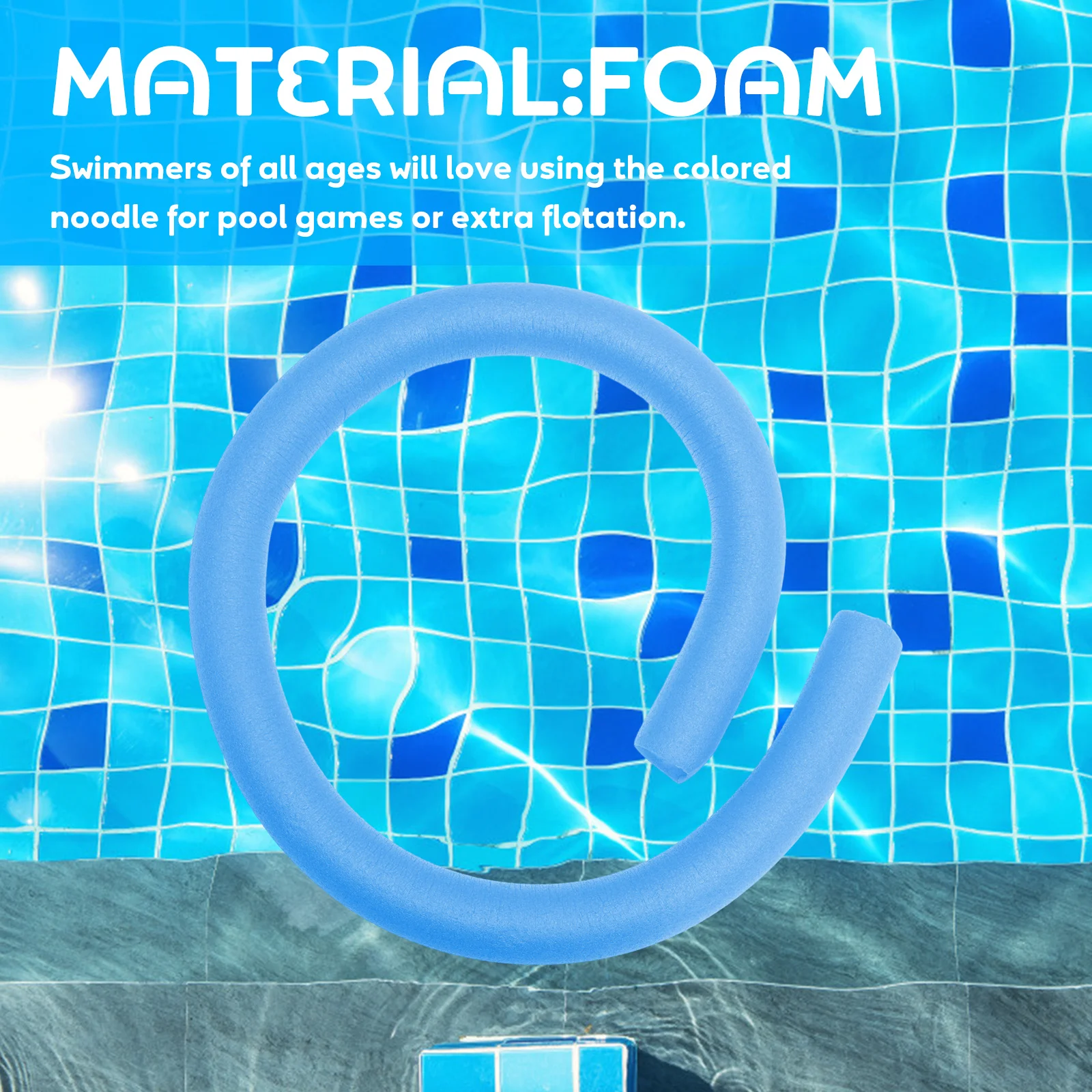 نودلز السباحة الإسفنجية لحمام السباحة للرجال والنساء والأطفال عصي حمام السباحة للعب اليومي وفصول تدريب السباحة المعكرونة الرغوية