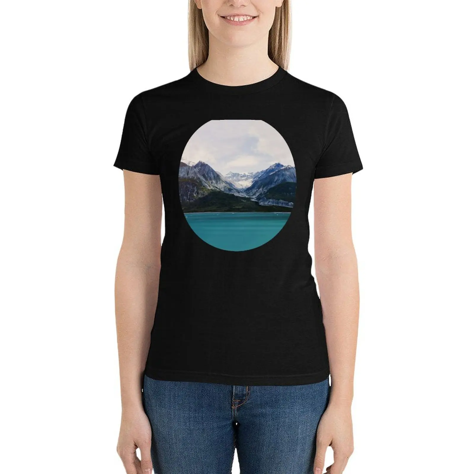 

Alaska Wilderness T-Shirt anime clothes hippie clothes Blouse graphics clothes for woman